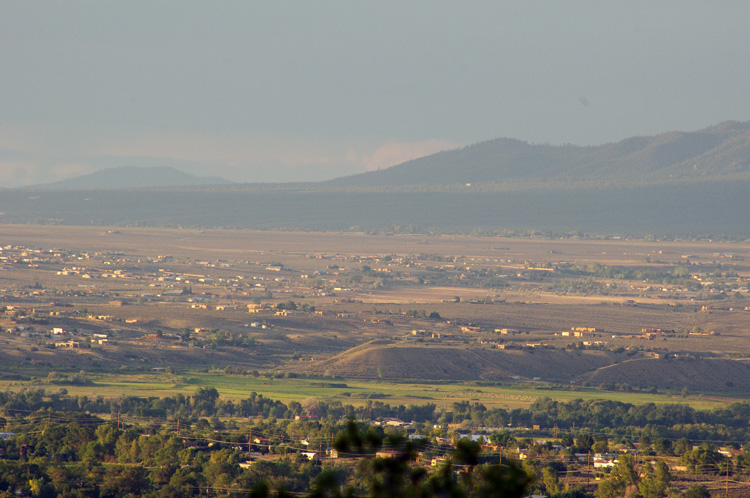 View to the NNW from Llano mesa, just outside of Taos, New Mexico