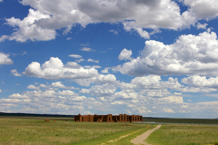 ruins of the hospital at Fort Union, New Mexico