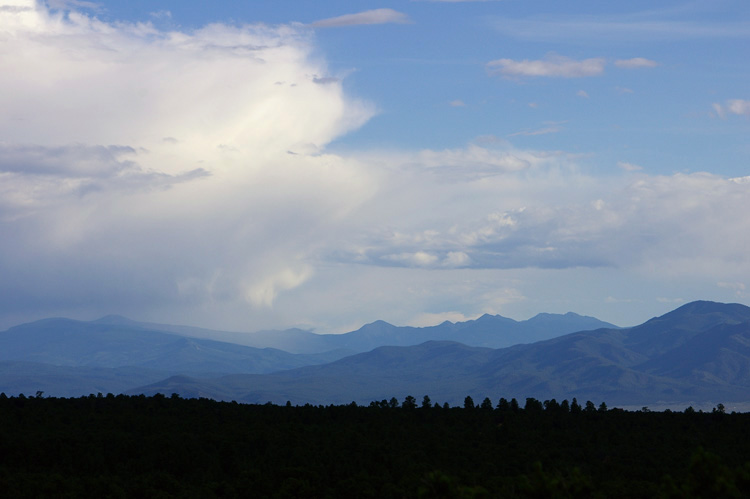 Truchas Peaks as seen from San Cristobal