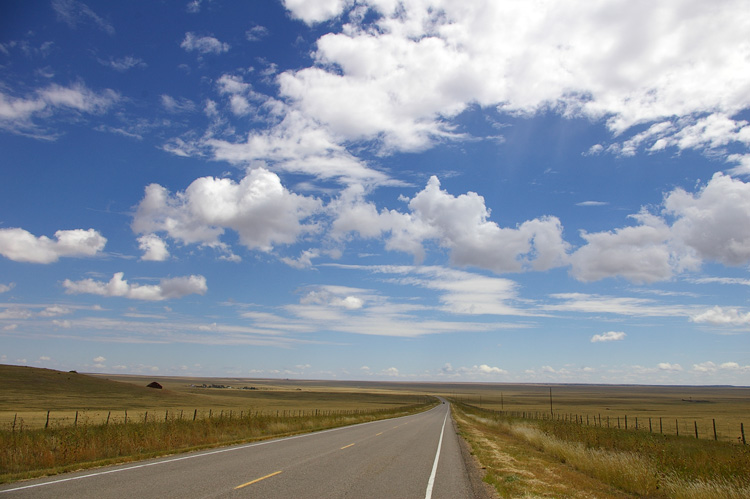 View to the east on NM 104 near Las Vegas