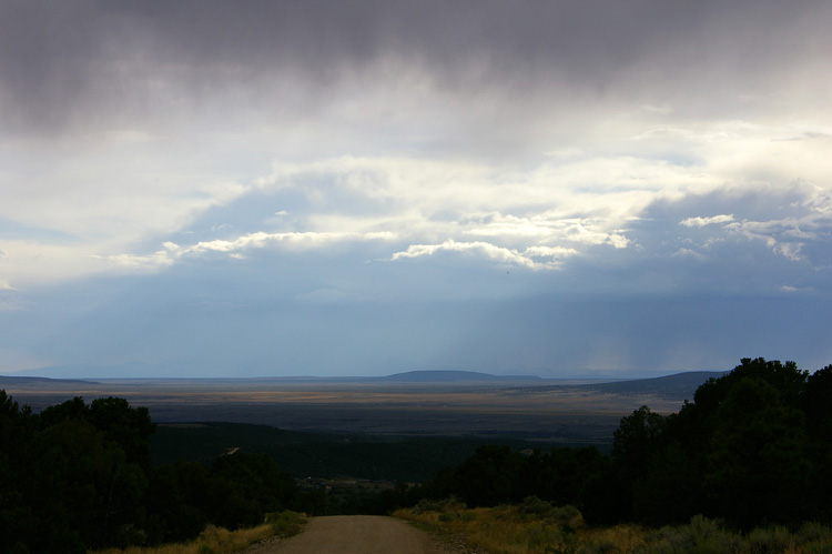 Looking west from San Cristobal, New Mexico.