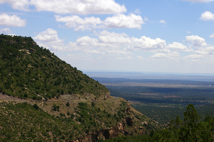 Spectacular curve on Rt. 104, east of Las Vegas, NM